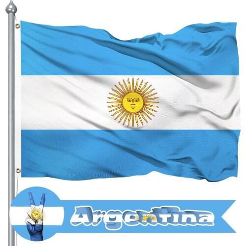 Argentina Flag - 400D Polyester Premium Quality - Argentinian Flags with Vivid Color and UV Fade Resistant, Argentinean Supporte