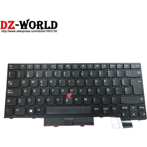 New Original ES SPA Spanish No Backlit Keyboard for Thinkpad T470 A475 T480 A485 Laptop Teclado 01AX456 01AX415 01AX374