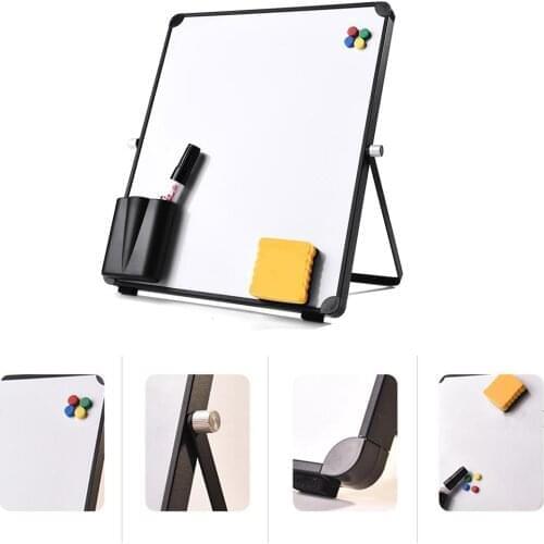 Magnetic Dry Erase White Board Set With Stand Smooth Durable White Board Set Multi-use Board For Online Lessons Office