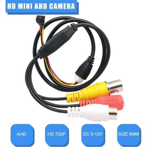 AHD Camera Mini 720P Security Camera Super Mini AHD Camera 1MP Indoor Small Camera AHD High Definition Surveillance Video Camera