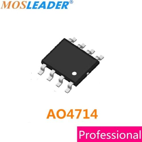 Mosleader AO4714 SOP8 100PCS 1000PCS 4714 N-Channel 30V Mosfets High quality