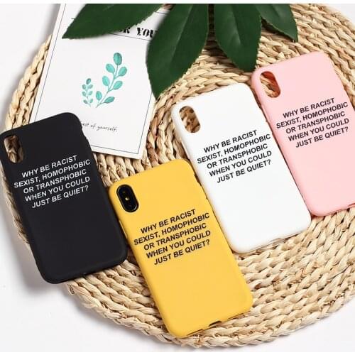 Lovely Cartoon Color Back Cover Funny Letter Quote Soft Phone Case Fundas For iPhone 11 Pro 7Plus 7 6Plus 12 6S 8 8Plus X XS Max