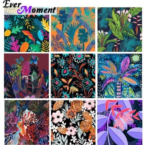 Ever Moment Diamond Painting Art Collection Mystery Box Gift Colorful Art Leaf And Flower Romantic Plant Patten DIY ASF2331