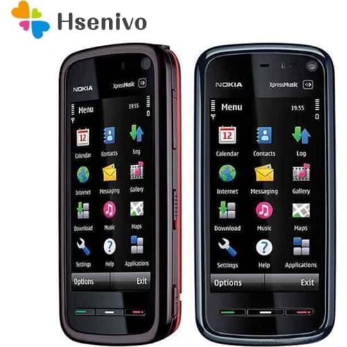 Unlocked Phone Nokia 5800 xpressmusic 3.2 MP Camera GPS WIFI FM radio Bluetooth One year warranty Free shipping