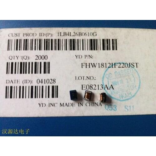 Original New 100% SMD winding inductance 1812/4532 220 22UH 5% 0.45A FHW1812IF220JST
