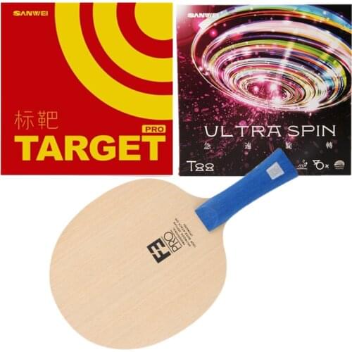 Sanwei F3 pro 7 Ply Even Wood Light Provincial Target T88 ULTRA SPIN Table Tennis Blade Racket Ping Pong Bat Paddle