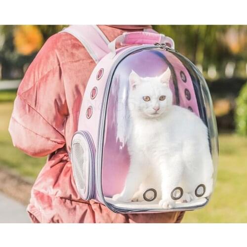 Cat bag out of the cage portable space cat cabin portable carrying bag large transparent shoulder bag pet backpack
