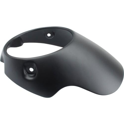 Black Cafe Racer Style 7" Headlight Fairing Screen Protector Universal