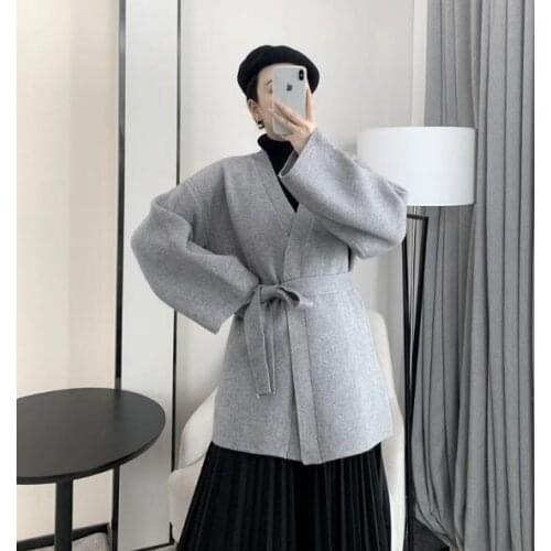 Japanese kimono sweater Women Spring Short coat Embroidery Cardigan Vintage