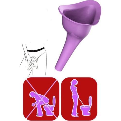 1pc Urination Silica gel Toilet Urine Device Portable Female Women Camping Travel stand up & pee Urinal toilet