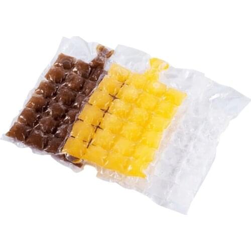 20pcs/pack Disposable Ice-making Bags 24 Grids Self-Seal Ice Cube Tray Mold Home Kitchen Gadgets Summer DIY Ice Cream Tools