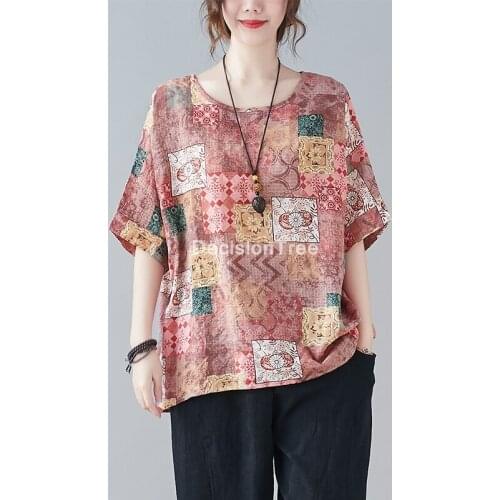 2021 chinese traditional women vintage floral print qipao tops oriental clothing hanfu blouse qipao cheongsam tang shirts