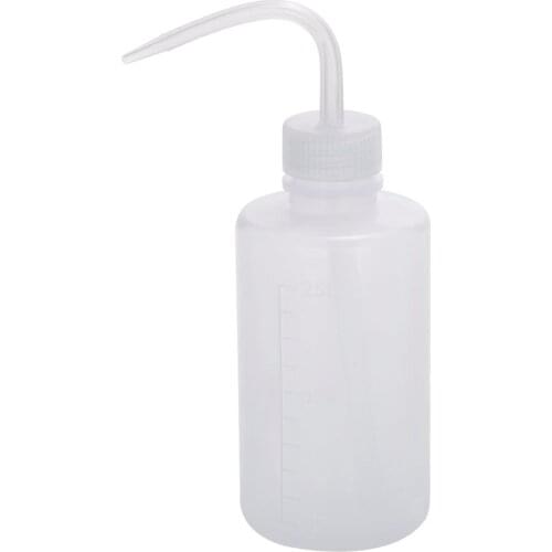 3pcs 250ml Tattoo Wash Bottle Plastic Green Soap Squeeze Bottle Flower Watering Can Kit Curved Nozzle Tattooing Cleaning Tool