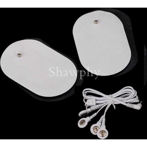 50pcs/lot Health Pad Electrode Pads 43mmx68mm for Tens Acupuncture Digital Therapy Slimming Massager Machine Free shipping