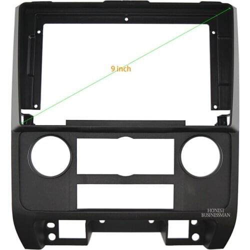 9 INCH Car Audio Frame GPS Navigation Fascia Panel Car dvd Plastic Frame Fascia is suitable for 2009 Ford Escape