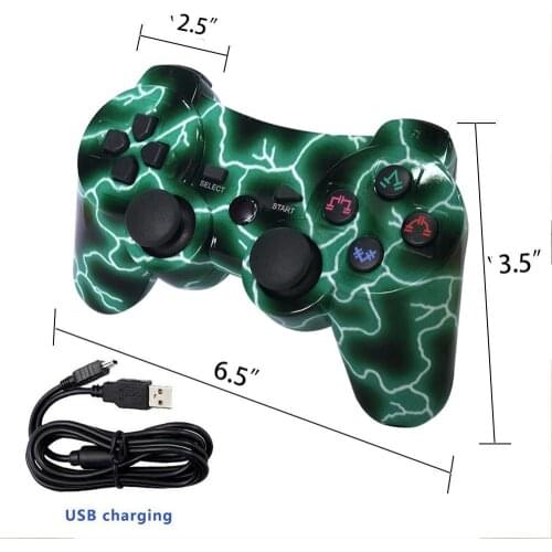 Bluetooth Controller For SONY PS3 Gamepad For Sony Playstation 3 PC SIXAXIS Controle Double Shock Factory Price