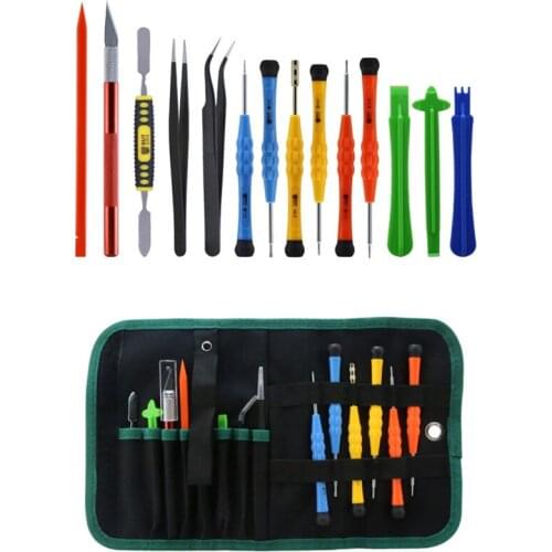 BST-115 15 in 1 Phone LCD Screen Opening Pliers Repair Tools Kit Screwdriver Pry Disassemble Tool Set For iPhone Samsung