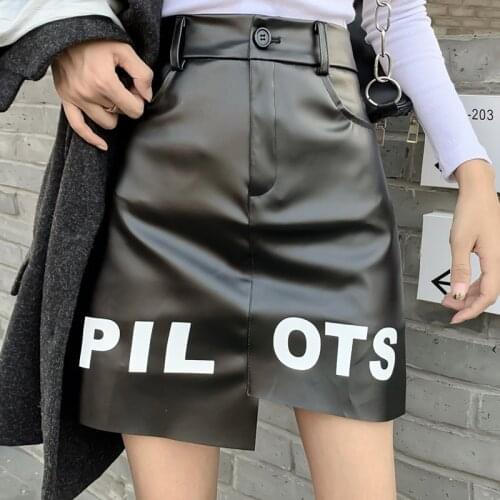 Женские кожаные юбки DULITINA China At AliExpress