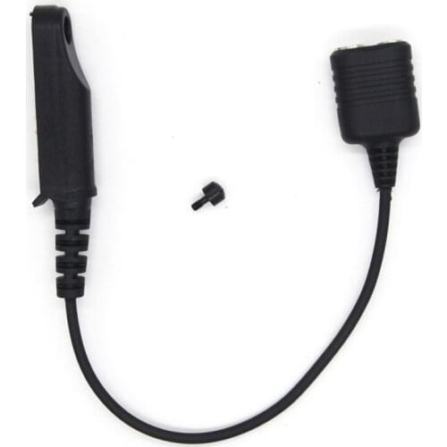 Adapter Cable UV-XR Waterproof to 2 Pin Suitable for UV-5R UV-82 UV-S9 Walkie Talkie Headset Speaker Mic