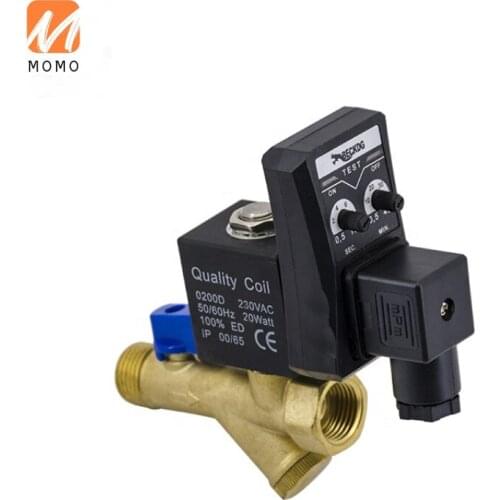China Manufacture BECKDG Timed Solenoid Auto Drain Valves for Compressed Air Treatment