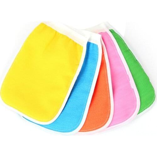 Exfoliating Bath Gloves Resistance Face Body Massage Random Color 1PCS Peeling Wash Skin Rubbing Mud Mitt Shower Scrub Glove