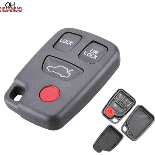 3+1 Buttons Replacement Case For Volvo S40 S60 S70 S80 S90 V40 V70 4 Buttons Remote Key Casing Blank Cover