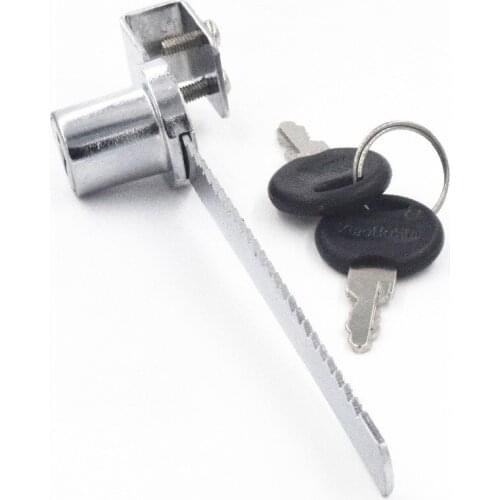 Cabinet Display Showcase Drawer Case Sliding Glass Push Door Ratchet Lock 2 Keys Free Shipping