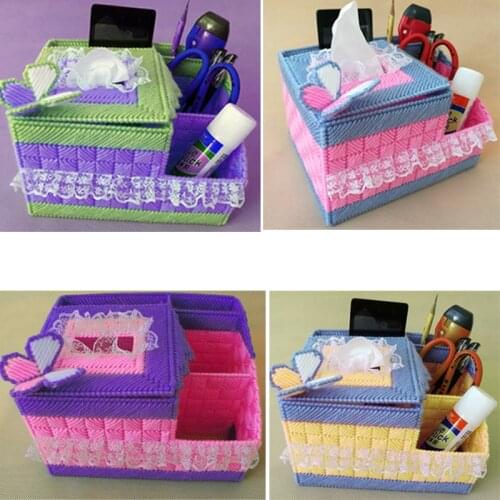 Embroidery storage bag DIY 3D cross-stitch,storage box,Jewelry box,chinese cross stitch ,Has been cut Z55D