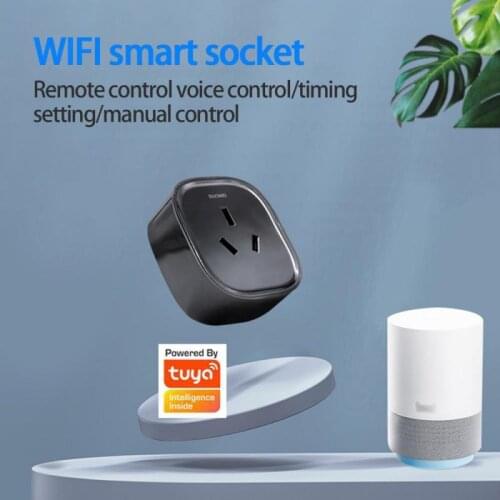 16A Tuya Smart Socket Wifi Air Conditioner Companion Tuya Smart Life Charge Statistics Socket Voice Control Timing Controller