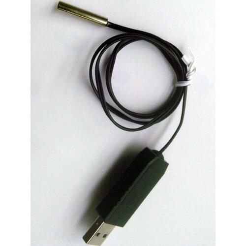 USB waterproof temperature sensor acquisition module high precision temperature read free driver Support secondary development