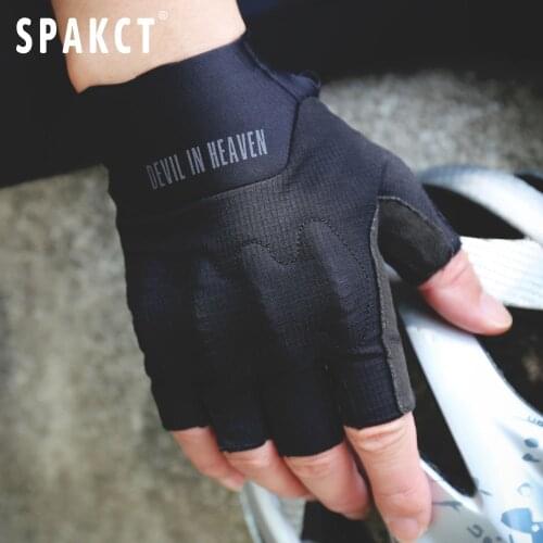 SPAKCT Cycling Gloves Mtb Gloves Men Women Ciclismo Guantes Half Finger Anti-Slip Breathable Shockproof SBR Shock Absorbing Pad