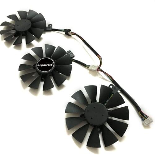PLD09210S12HH 85MM Computer VGA cooler graphics card fan for ASUS STRIX Raptor GTX980TI R9 390X/R9 390 Video cards cooling