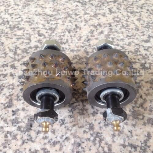 Tungsten Steel Roller for Bush Hammer Plate 45S x 45S Making Litch Surface China Granite Abrasive Tools 2 Pcs/lot