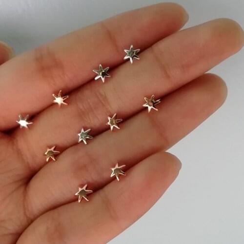 Vercret 925 Sterling Silver Star Earrings For Women Silver Small Stud Earrings For Jewelry Party Gift Dropshipping