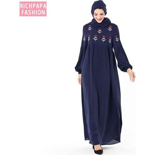 Arabic Abaya Dubai Pakistani Hijab Muslim Long Dress Moroccan Kaftan Abayas Women Dresses Caftan Marocain Baju Muslim Wanita