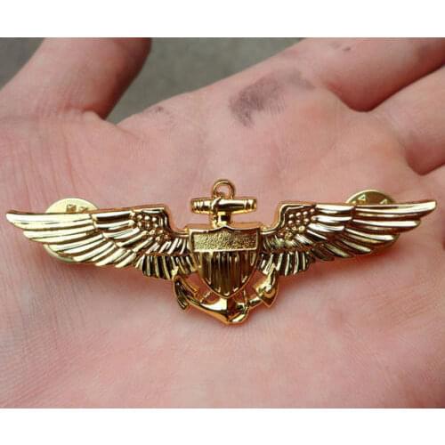 WWII U.S.Navy-Marines Pilot Aviator Wings Pin Badge