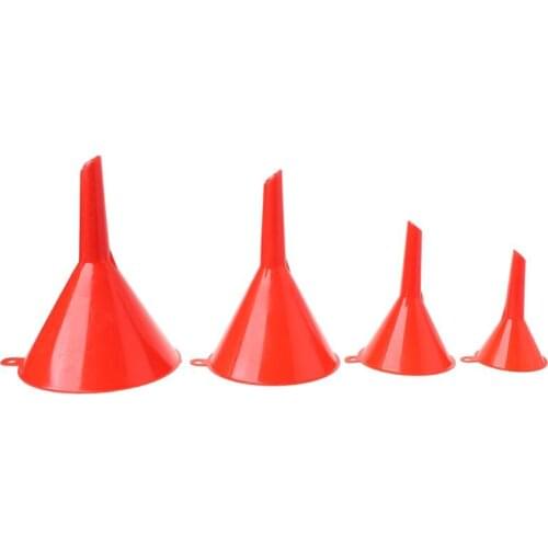 4Pcs 4Pcs Small Car Refueling Funnel Gasoline Engine Oil Additive Motorcycle Farm Machine Use Convenient Anti-leakage Filler