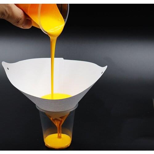 50pcs Fine Paint Paper Strainers (120/140micron) Sieve Filter Nylon Mesh Net Funnel Disposable Filter Paper