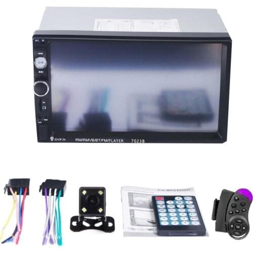 7023B Universal 7 Inch Car Multimedias Player Full HD 2 DIN Car Bluetooth Touch Screen Stereo Radio MP5 Player