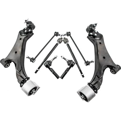 8pcs Front Control Arms Sway Bar Links Tie Rods for Chevrolet Equinox 2010-2017
