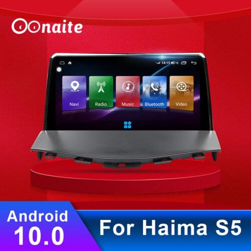 For Haima S5 Car GPS Navigator Android 10.0 Latest Europe Map Sat NavCar Navigation FM Radio Bluetooth MP5 Audio Video Player