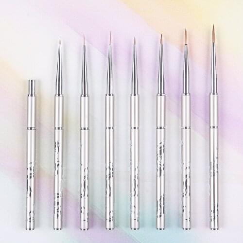 High quality one piece SBA-2067liner taklon hair nail gel varnish makeup cosmetic brush for a manicure