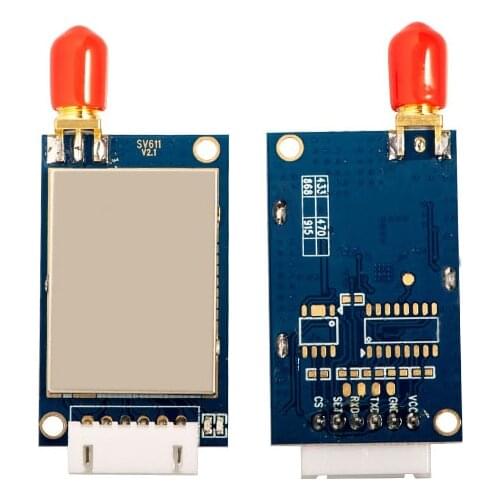 2pcs/lot SV611 RF 1km wireless transmitter and receiver module kit (sv611+elbow rod antennas 433mhz)