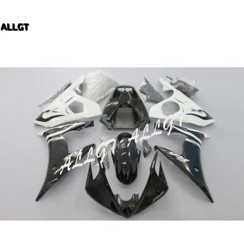 Injection Mold White Black Fairing kit Bodywork for YAMAHA YZF R6 2003 2004 2005