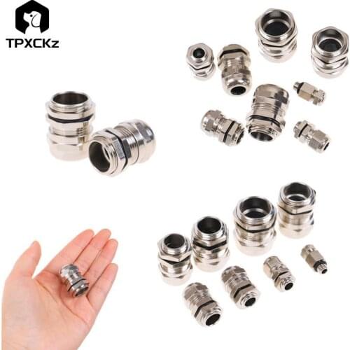 M6 M8 M10 M 12 M14 M16 M18 Metric Cable Gland Waterproof Explosion Proof 304 Stainless Steel Connector