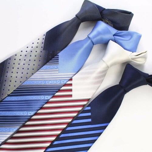 Ricnais Mens Ties New Man Fashion Neckties Corbatas Hombre Gravata Jacquard Woven 7cm Slim Tie Business Gradient Tie For Men