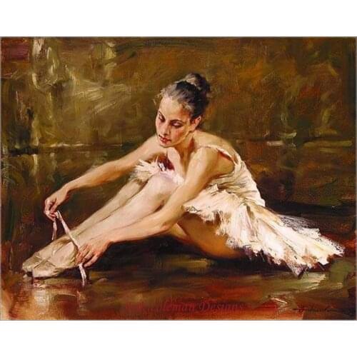 Embroidery Counted Cross Stitch Kits Needlework - Crafts 14 ct DMC DIY Arts Handmade Decor - Before the Dance