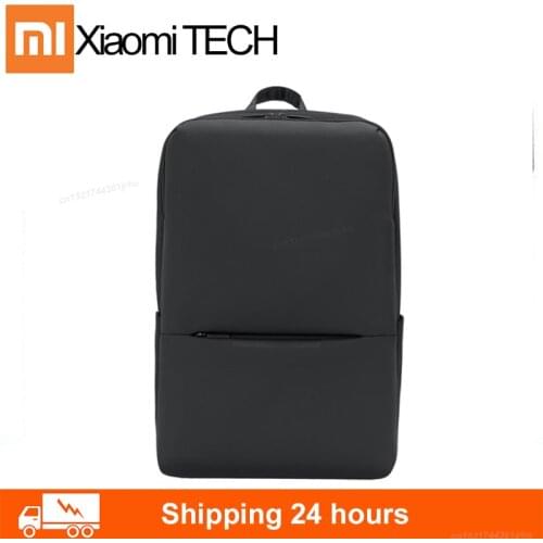 Original Xiaomi Mi Classic Business Backpack 2 Generation 4 Waterproof 15.6-inch Laptop Shoulder Bag Lightweight Outdoor Travel