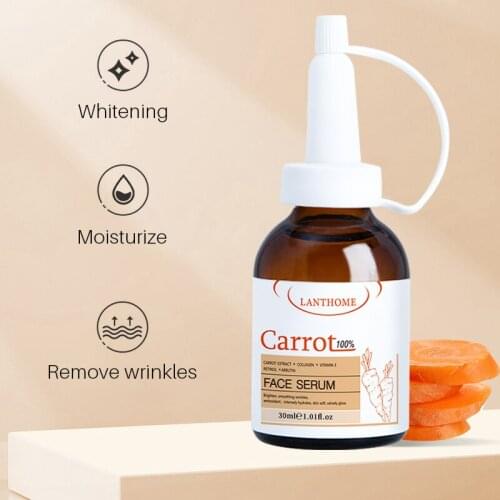 LANTHOME CARROT SERUM Nourishing and moisturizing anti-wrinkle whitening and brightening facial treatment Facial care 30ml