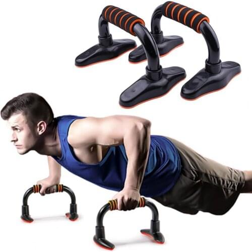 1 Pair Push-up Stand Rack Non-Slip Comfortable to Hold Strength Training Ergonomic Workout Stands Push-up Handle Home Exercise